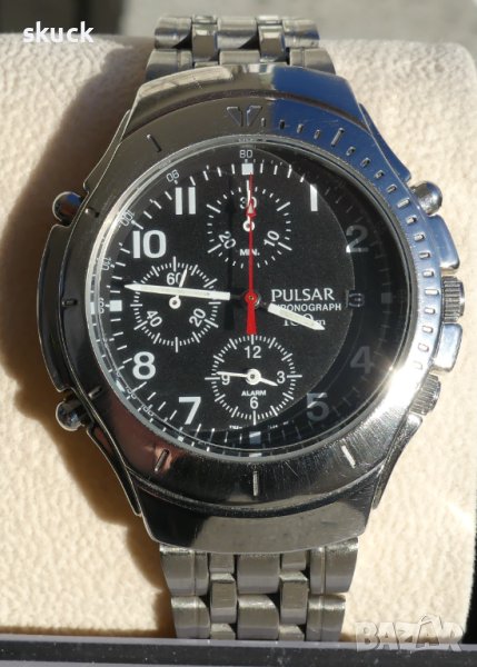 PULSAR  Y182-7D10, хронограф, аларма., снимка 1