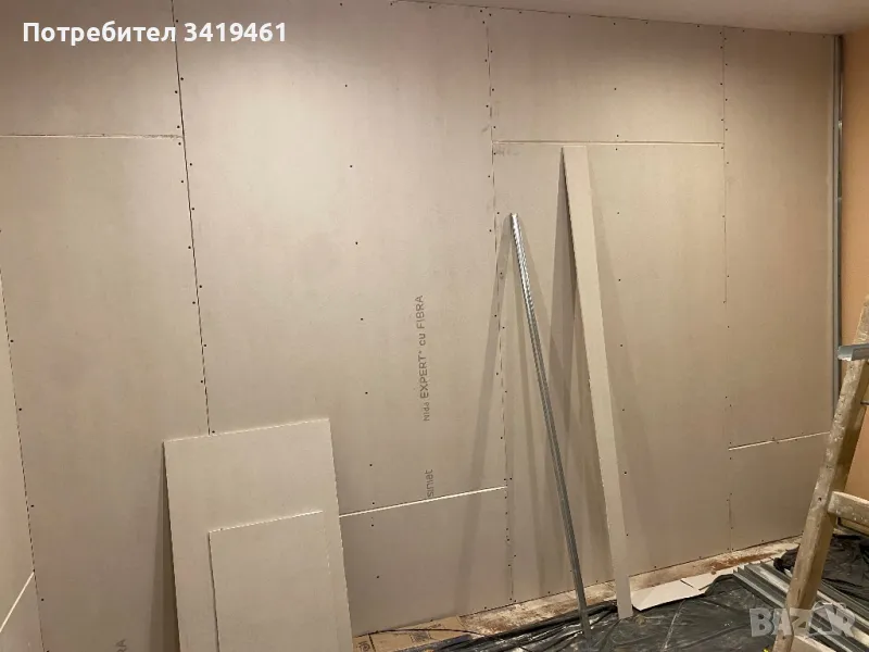 Монтаж на гипсокартон, снимка 1
