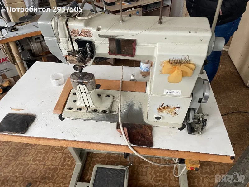 Бутилкова двуиглова машина Garudan, снимка 1