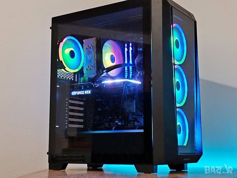 Компютър За Игри! RTX 3060ti 8GB, AMD Ryzen 5 5600, SSD 500GB, 16RAM, снимка 1