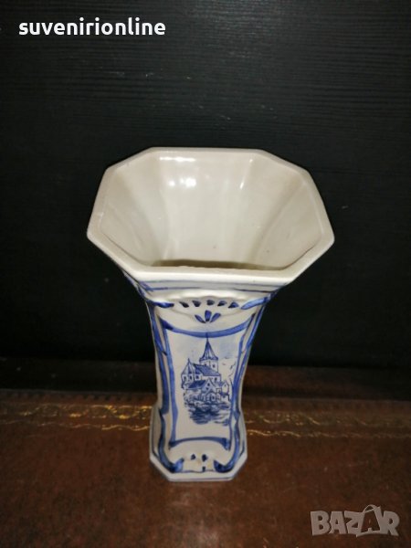 Ваза холандски порцелан ръчнорисувана , снимка 1