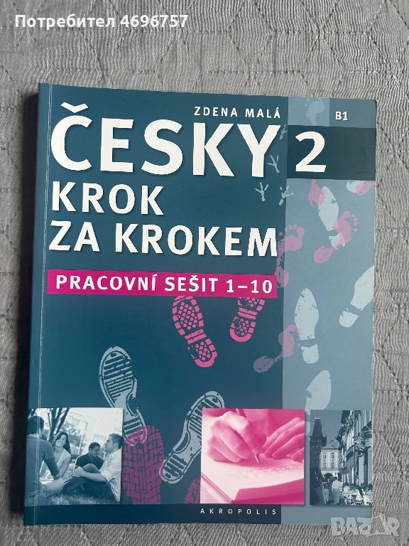 Чешки език - две учебни тетрадки и учебник и граматика, снимка 1