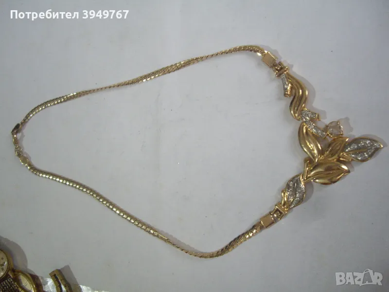 Чистро ново позлатено колие., снимка 1