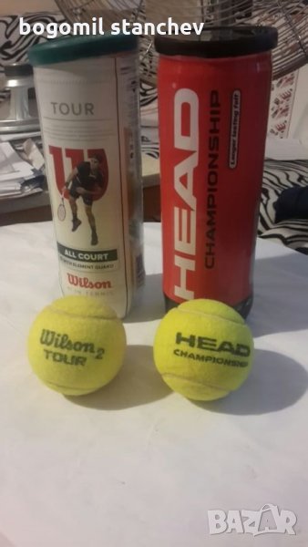 Маркови тенис топки HEAD. Wilson комплект по 3 бр. 10лв., снимка 1
