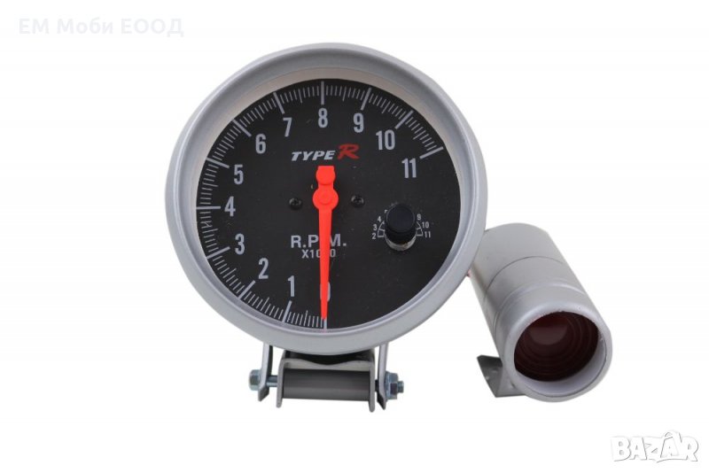 Измервателен тунинг уред оборотомер с осветление 5 инча тахометър, снимка 1