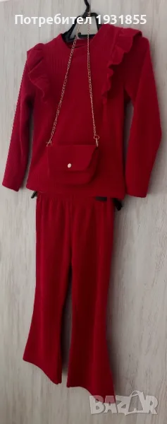 Джинсов лот със чантичка , снимка 1