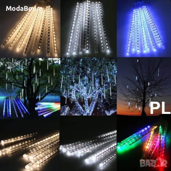Коледни LED Висулки Падащ Сняг METHEOR, снимка 1