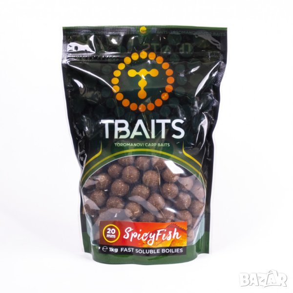 T-BAITS Spicy fish, 20 mm, 1 kg, снимка 1