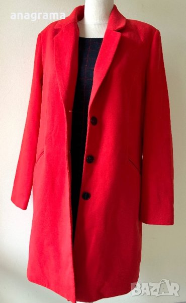 Червено елегантно палто Vero Moda XL, снимка 1