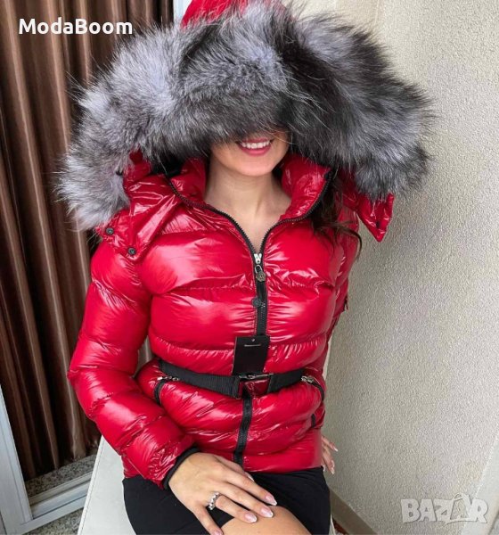🤩Moncler маркови дамски стилни червени, бели и черни зимни якета Монклер🤩, снимка 1