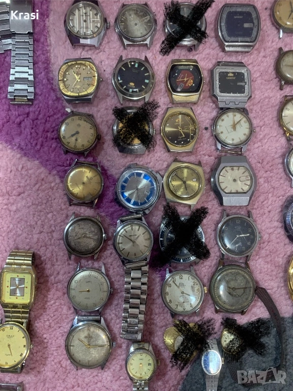 Неработещи механични часовници различни марки, снимка 1