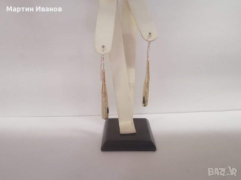 Златни обеци бухалки , снимка 1
