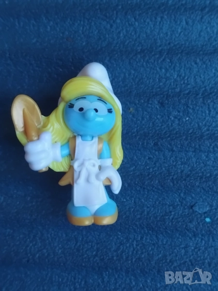 Смърф / Смърфиета - оригинална фигурка Киндер / Kinder, снимка 1