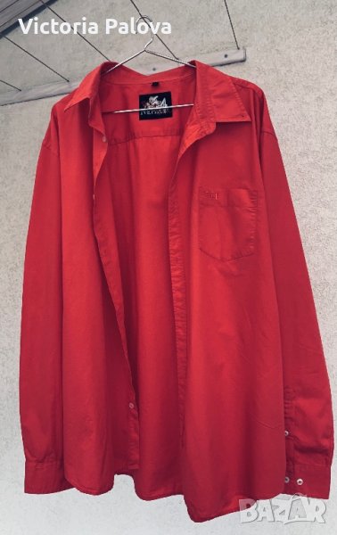 Спортна коралова риза 100% памук, снимка 1