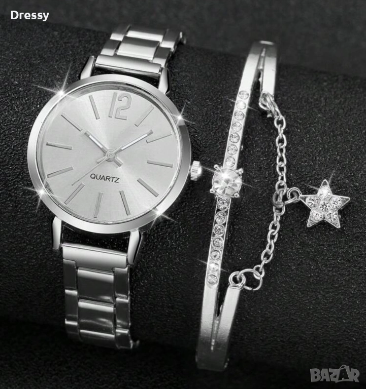 Дамски часовник с гривна, снимка 1