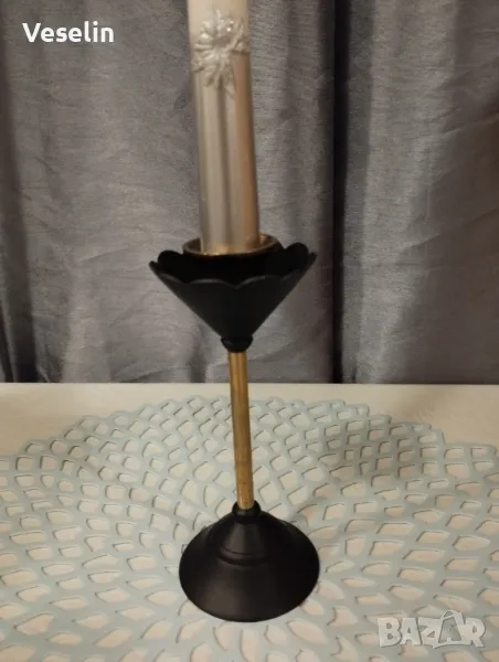 Метален свещник , снимка 1