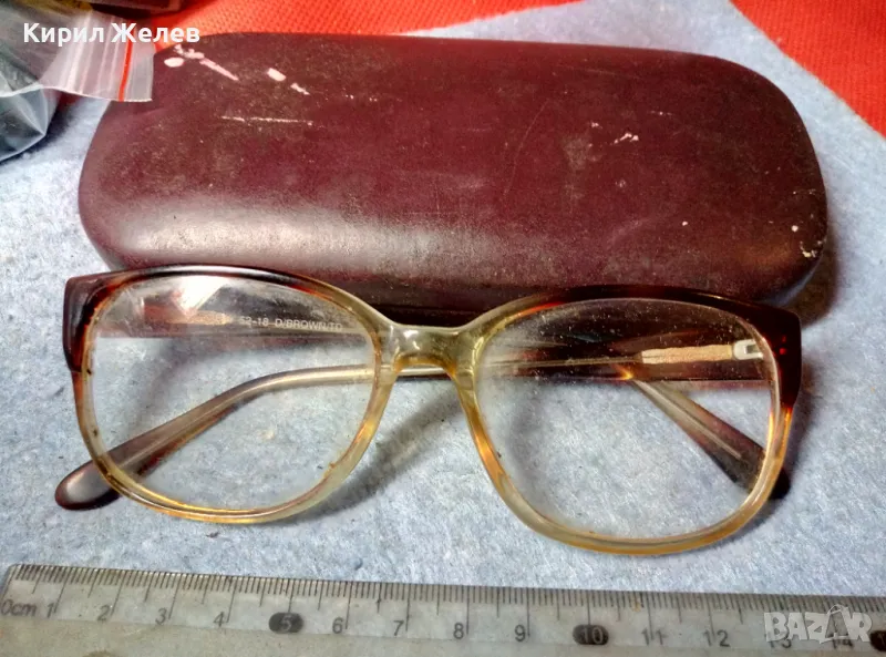 D/BROWN/TD Стари ДИОПТРИЧНИ РЕТРО ОЧИЛА МАРКОВИ с КАЛЪФ към ТЯХ 47728, снимка 1