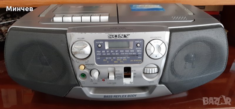 Радиокасетофон със CD SONY, снимка 1