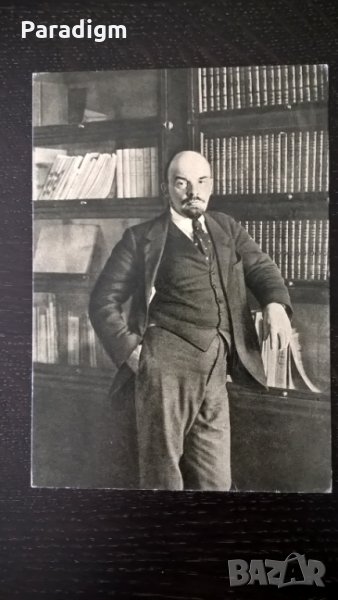 Картичка - Ленин в кабинета си в Кремъл, снимка 1