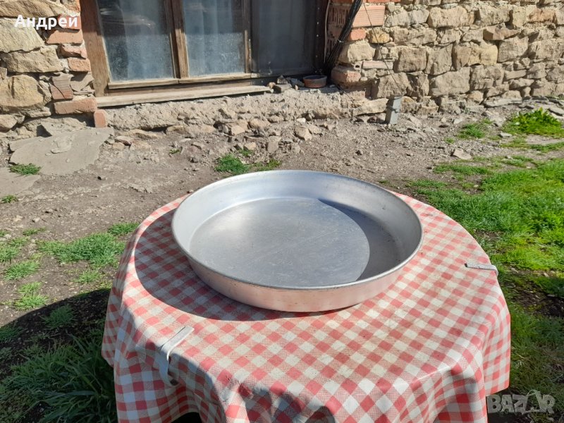 Стара алуминиева тава,тепсия #13, снимка 1