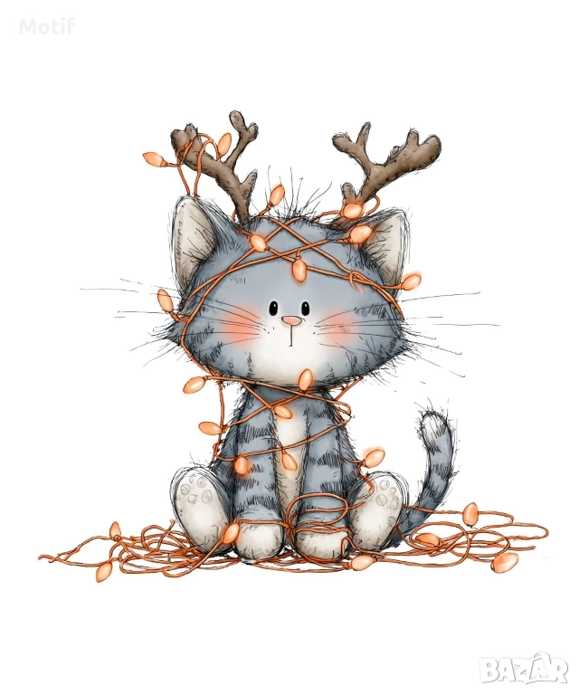 Коледни щампи за детски тениски, снимка 1