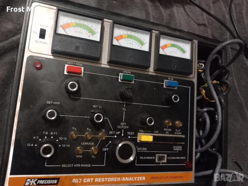 уред за реставрация и пробване на кинескопи B&K 467, снимка 1