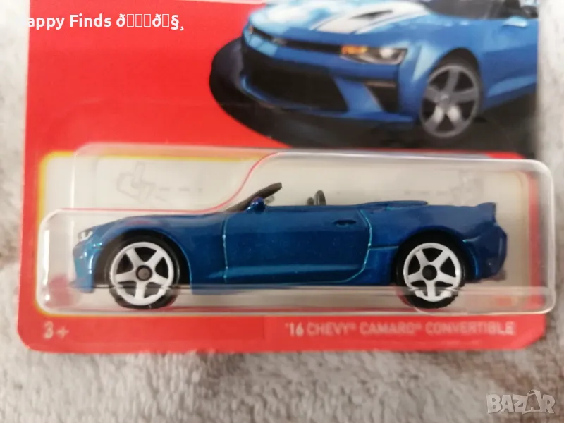 💕🧸 `16 Chevy Camaro Convertible Matchbox   31/100, снимка 1