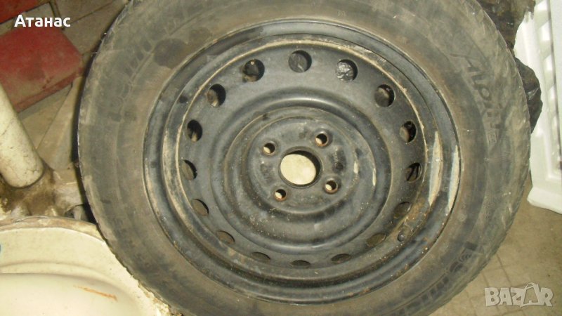 Джанта метална с гума Мерцедес / Mercedеs / А класа 15 цола, снимка 1