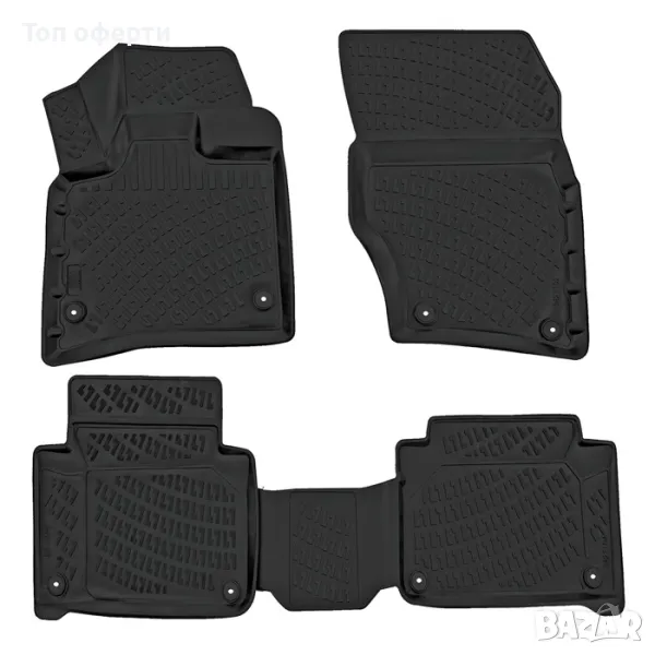 Гумени стелки RizLine съвместими с Audi Q7 05-15, снимка 1