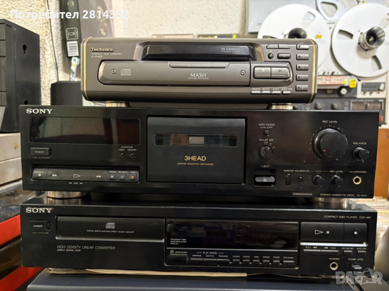 Усилватели декове тунери видео касетофони грамофони За Ремонт, части и ДОНОРИ SONY TECHNICS SHARP..., снимка 1