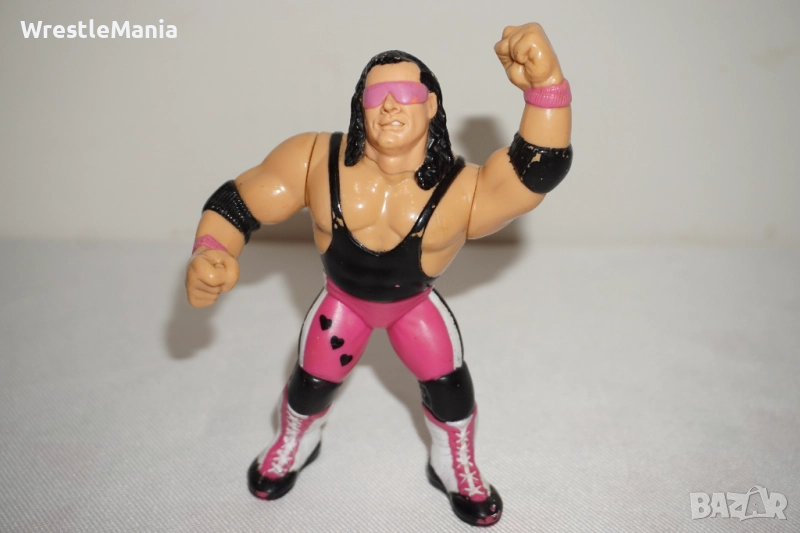 Рядка Оригинална Колекционерска Фигура На Bret Hart от 1991г Titan Sports INC FOR HASBRO INC, снимка 1