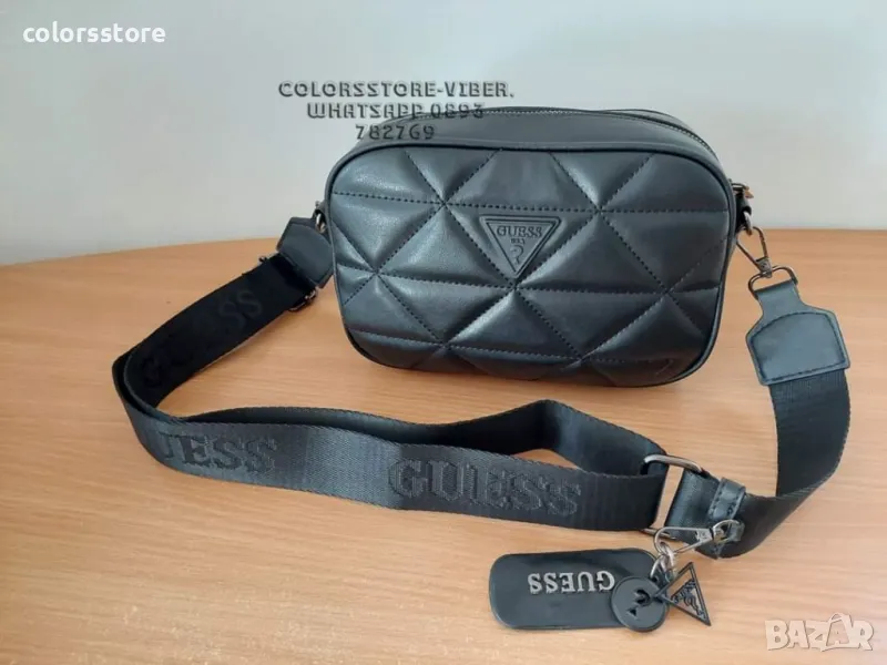 Черна чанта Guess-SG73U, снимка 1