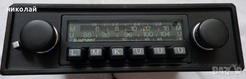 Ретро авторадио марка Blaupunkt Frankfurt  FTZ Nr. U 108 модел 60 те години работещо , снимка 1