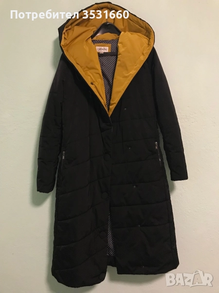 Дамско дълго яке- тип шуба, снимка 1