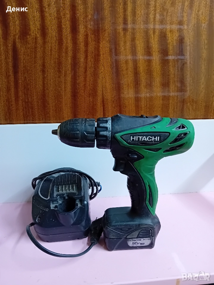 Акумулаторен Винтоверт Hitachi ds10dfl, снимка 1