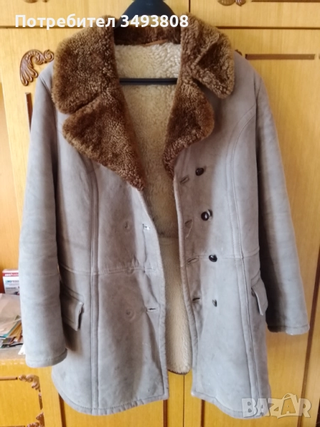 Стар мъжки кожух от социализма , снимка 1