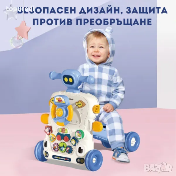 МУЛТИФУНКЦИОНАЛНА ПРОХОДИЛКА 5 В 1, снимка 1