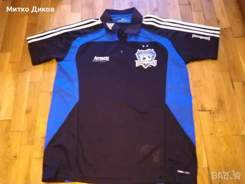 San Jose Earthquakes маркова футболна тениска Адидас размер Л отлична, снимка 1