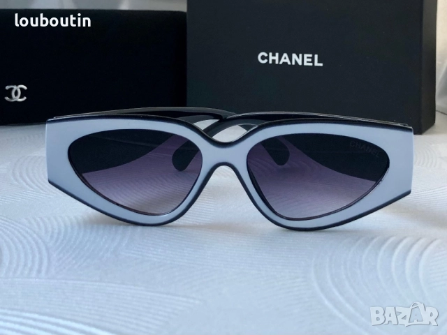 Дамски слънчеви очила котка бяло и черно, снимка 6 - Слънчеви и диоптрични очила - 52914542