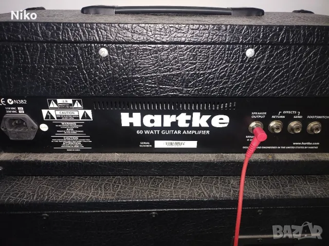 Китарно кубе лампово HARTKE соло китара, снимка 3 - Китари - 49540030