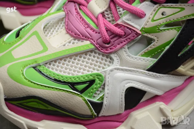 Редки Баленсиага Balenciag Track 2 Green Pink Маратонки Уникални , снимка 8 - Маратонки - 49918798