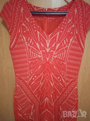 Официална червена рокля , снимка 3 - Рокли - 43491951