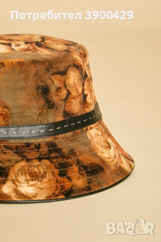 Дамска Кадифена Шапка Candice, снимка 4 - Шапки - 52183834