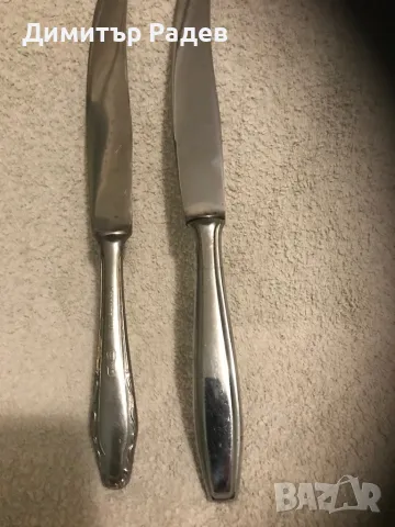 ВИЛИЦИ-12 БР-ЛЪЖИЦИ-6 БР-НОЖОВЕ 6 бр --РЕТРО-1972 Г-НОВИ--СССР--24 БР Ц-НА-80 ЛВ, снимка 6 - Прибори за хранене, готвене и сервиране - 41481304