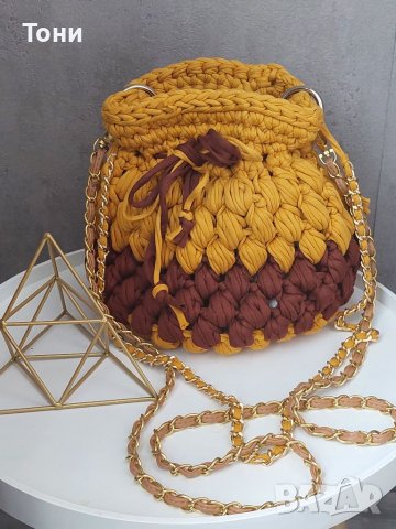 Дамска плетена чанта 