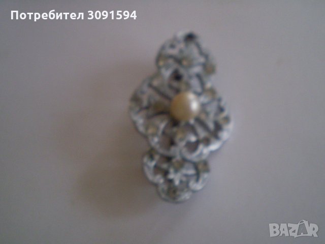 Антикварна брошка 1920г, снимка 7 - Антикварни и старинни предмети - 35517653