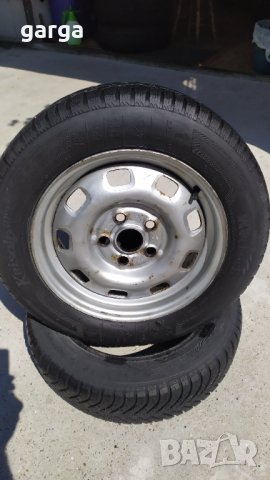 VW ФОЛКСВАГЕН 5x112 РЕЗЕРВНА джанта и гуматa 15 цола, снимка 2 - Гуми и джанти - 33561635