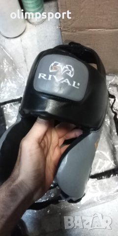 каска за бокс нова Ривал  естествена кожа с връзки и лепки размер м-л, снимка 3 - Бокс - 43604560