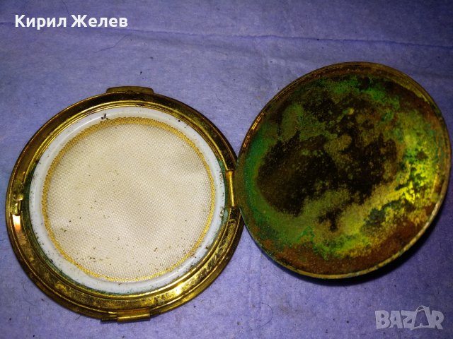 СТАРИННА БРОНЗОВА АР ДЕКО ПУДРИЕРА За КОЛЕКЦИЯ с НУЖДА от РЕСТАВРАЦИЯ Липсва КАПАЧЕТО! 41260, снимка 11 - Антикварни и старинни предмети - 43739787