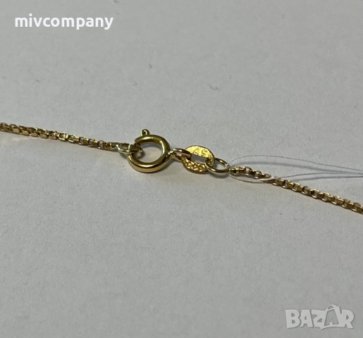 Златен синджир 2.96гр.53см., снимка 2 - Колиета, медальони, синджири - 52615933